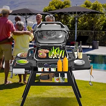 Amazon.com: Adjustable Grill Stand for Ninja Woodfire